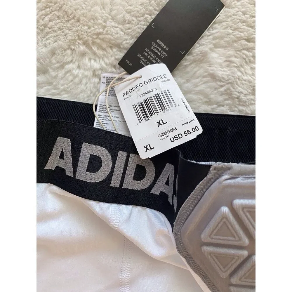 Adidas Padded 5 Pad Soft Padded‎ Girdle Football White IP9106 Men’s Sz XL NEW